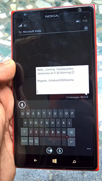 Lumia 1520 с Windows 10 TP для смартфонов на видео