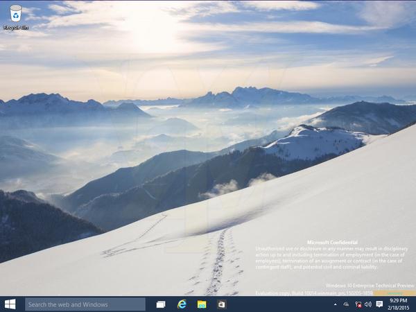 Несколько скриншотов сборки Windows 10 TP Build 10014 от Wzor [дополнено]