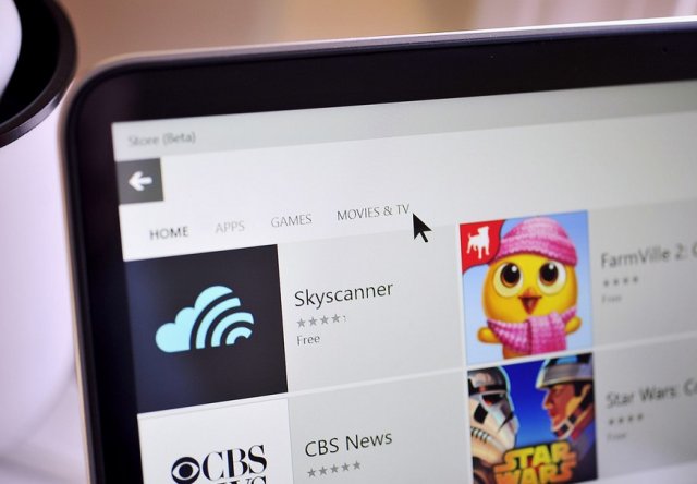 В универсальном магазине Windows будет раздел с фильмами и TV-передачами