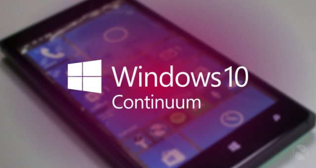 Режим Windows 10 mobile Continuum превращает смартфон в настольный ПК