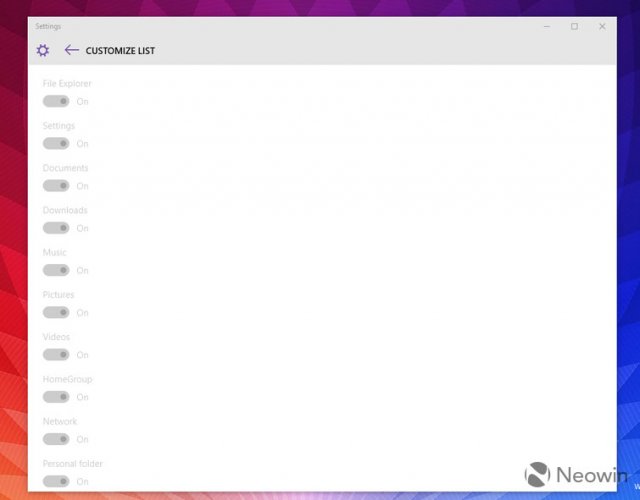 Windows 10 Build 10114: меню Пуск получил больше вариантов настройки Windows 10 Build 10114: меню Пуск получил больше вариантов настройки