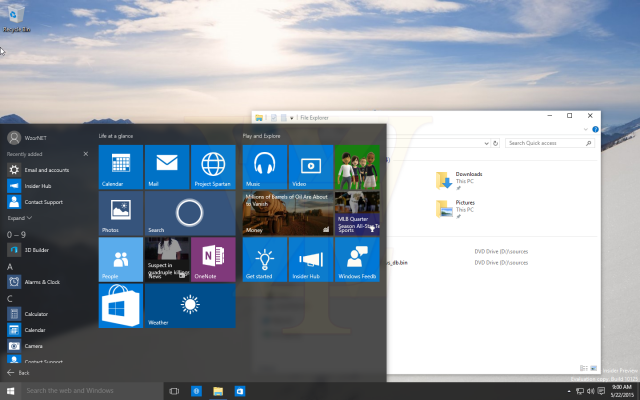 Скриншоты и документация сборки Windows 10 Build 10125 Скриншоты и документация сборки Windows 10 Build 10125