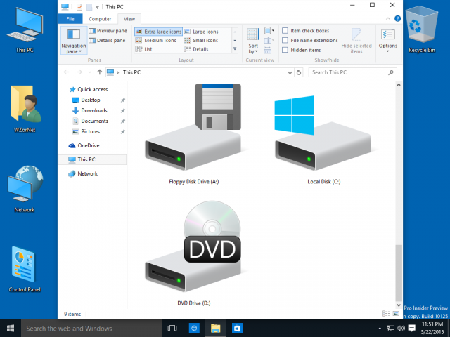 Скриншоты и документация сборки Windows 10 Build 10125 Скриншоты и документация сборки Windows 10 Build 10125