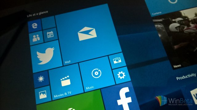 Собрана первая сборка-кандидат на RTM для Windows 10